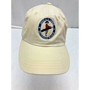 2002 U.S. OPEN BETHPAGE BLACK EMFROIDERED LOGO ADJUSTABLE STRAPBACK CAP HAT